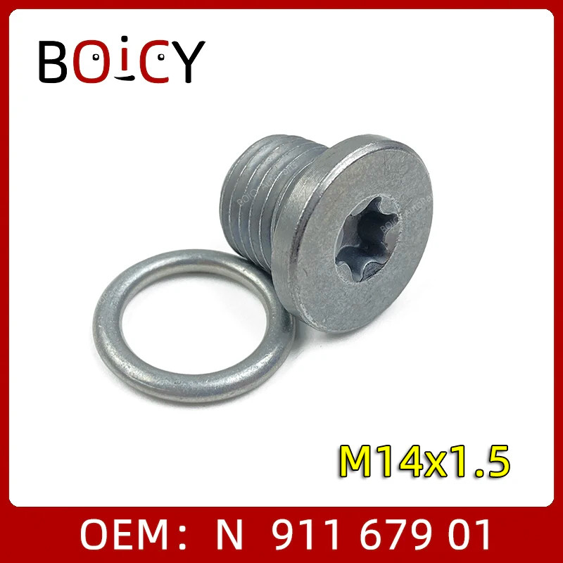 BOICY Engine Oil Pan Drain Plug Kit for Passat CC Tiguan Golf Touareg Jetta A3 A4 A5 A6 Q2 Q3 Q8 N9