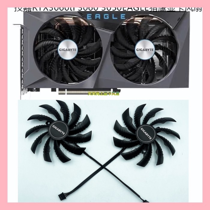 GIGABYTE Gigabyte RTX3060ti 3060 3050EAGLE Falcon กราฟิกการ์ดพัดลมควบคุมอุณหภูมิเงียบ