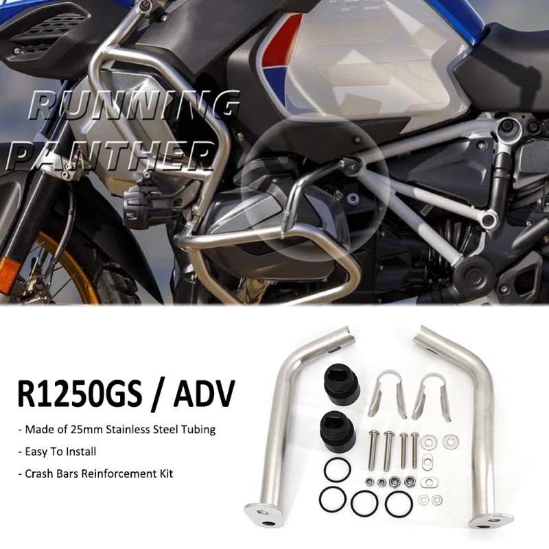 For BMW R 1250 GS GSA R1250GS ADV ADVENTURE R1250GSA Motorcycle Reinforcements Crash Bar Engine Pro