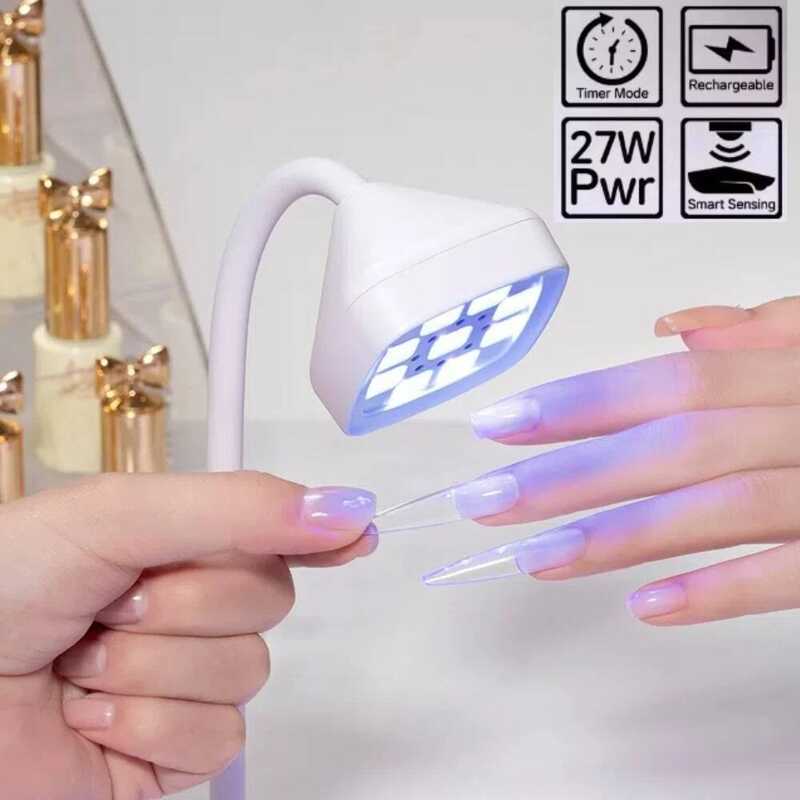 C Sun Uv Nail Dryer Cordless Flash Cure Light Led Lamp For Gel Nails Rechargeable Mini Led Nail Lam