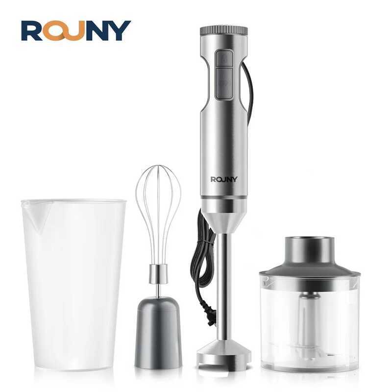 C ROUNY 4-In-1 Hand Immersion Blender 1000W Powerful, Stainless Steel Stick Food Mixer,700Ml Mi Bea