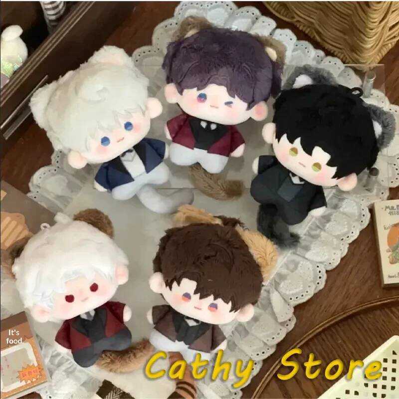 C 8Cm Love And Deepspace Cat Ear Printed Cotton Plush Doll Stuffed Game Peripheral Kawaii Zayne Pen