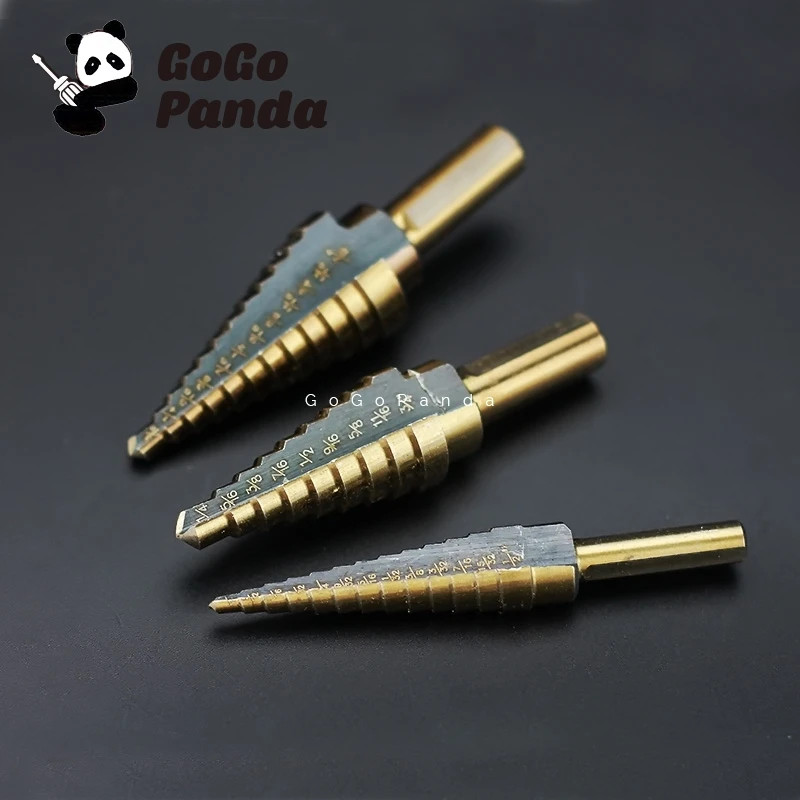 Free Shipping 3pcs/set M7 Drill Bit Ladder Drilling Agoda Step Drilling Reamer