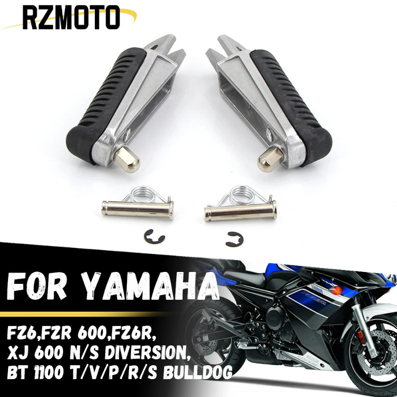 Motorcycle Front  Footrests Foot Peg Pedal Foot Rest FOR YAMAHA FZ6 Fazer YZF-R1 YZF-R6 MT03 FZ1 FJ