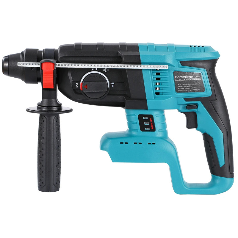 18V rechargeable brushless cordless rotary hammer drill electric Hammer impact drill without batter