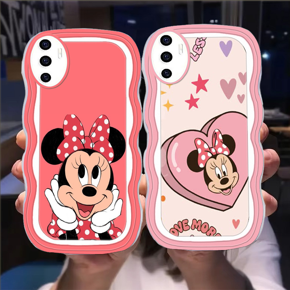 S-49 Minnie เมาส์สําหรับ VIVO V25 V27e V25E V29 V23 V23e V27 5G TPU โปร่งใส