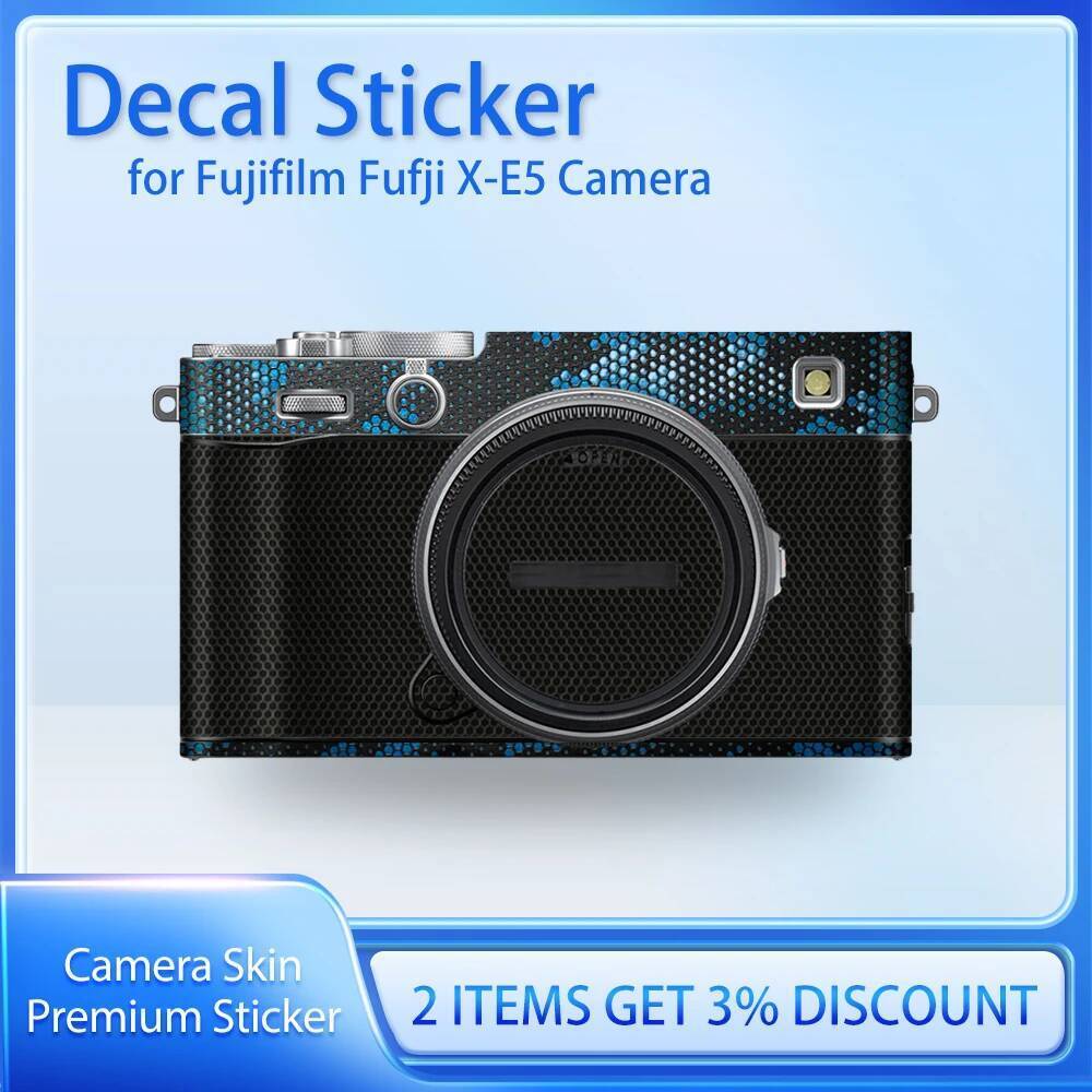 สําหรับ Fujifilm Fufji X-E5 XE5 XE4 กล้องสติกเกอร์ห่อ XE5 รูปลอกผิว XE5 กล้องผิว X-E5 ป้องกันฟิล์ม