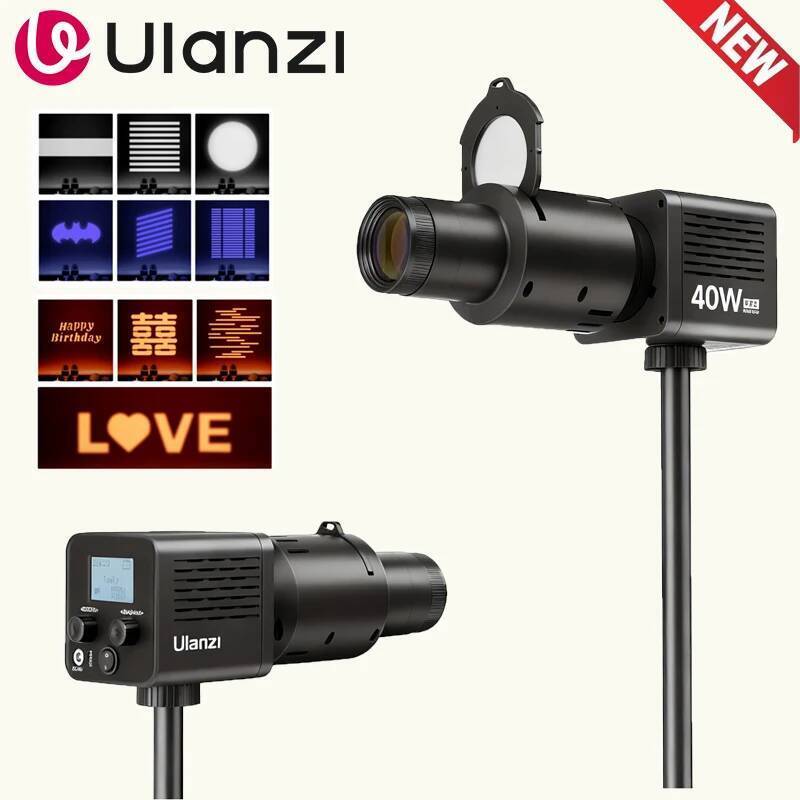 LAS007 Optical Snoot Mini Bowens Mount Spotlight เลนส์ Photo Studio Light Wall Projection Kit สําหรั