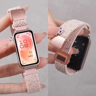 【สาย+เคส】สายไนลอนสำหรับ Huawei Band 11/11Pro สายรัดนาฬิกาแม่เหล็ก +PC กรณีปกป้องหน้าจอสำหรับ Huawei Band 11/11Proสายเคเบ