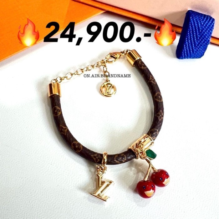 New LV x TM bracelet กำไลข้อมือ สร้อยข้อมือ น้อง cherry เชอร์รี่ น่ารักมาก