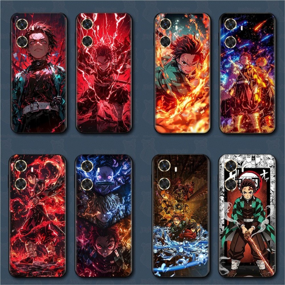 Anime Demon Slayer สําหรับ Huawei Nova 2i 2 Lite 3 3i 4E 5i 5T 7 10 SE 8i Y61 TPU เคสโทรศัพท์นุ่มฝาค