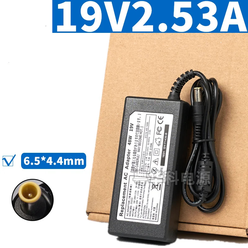 19V 2.53A AC DC Adapter for Samsung LG Monitor DA-48F19 Replaceable Power Supply Charger