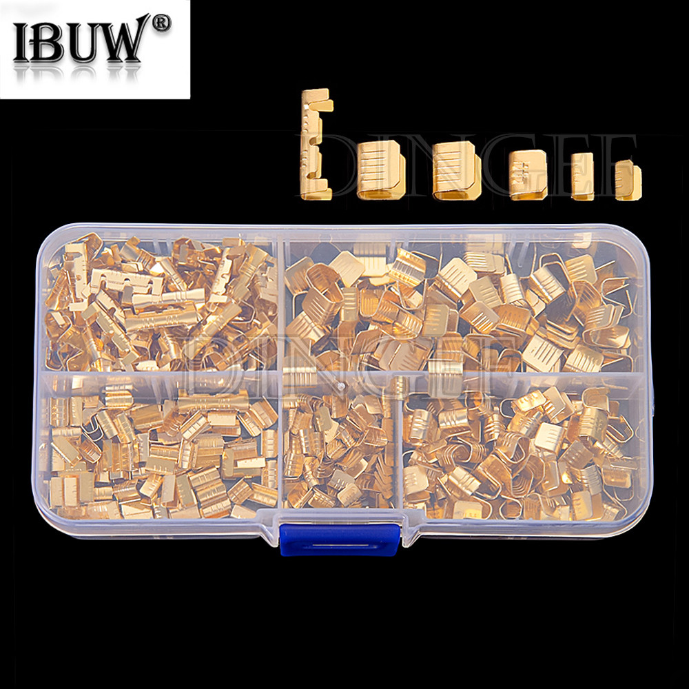 500PCS Docking Terminal U ประเภท Terminal Tab kit กล่อง 5 ขนาด 0.3 ถึง 4mm2 Terminal Block Connector Double Connector Kit
