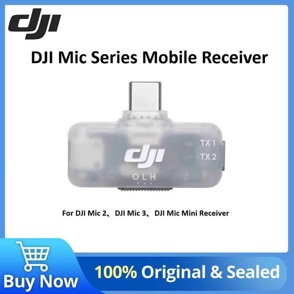 เครื่องรับสัญญาณมือถือ DJI Mic Series เครื่องรับสัญญาณมือถือของ DJI Mic Series สําหรับ DJI Mic 2 DJI