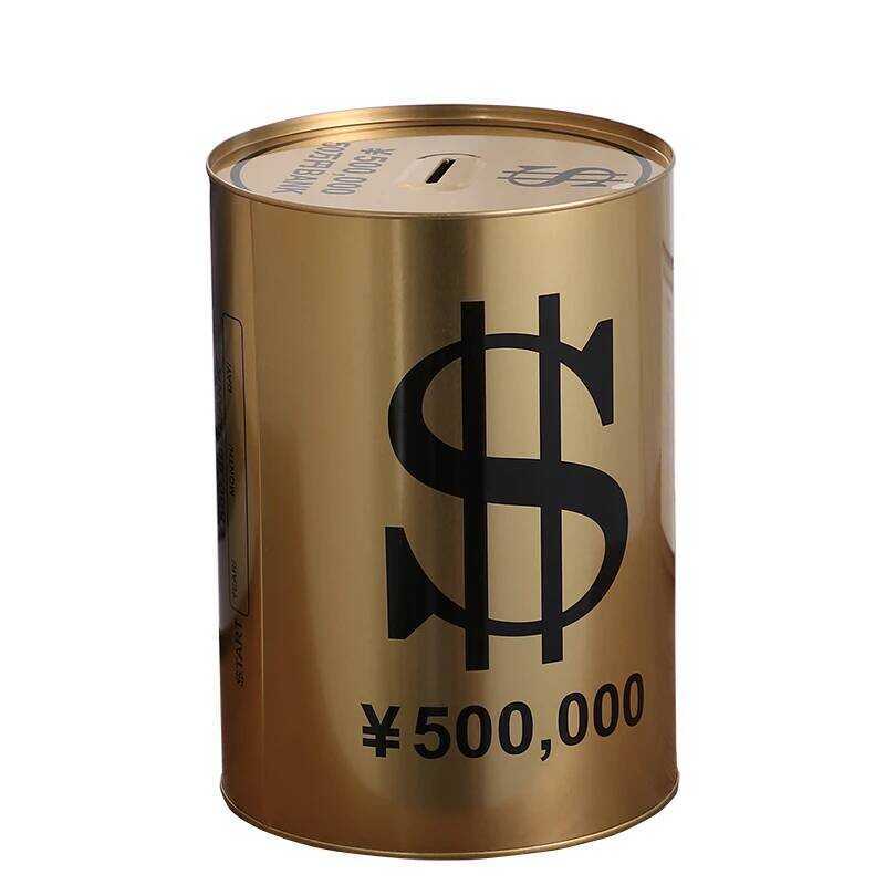 C Ury Large Piggy Bank For Adults Gold Big Money Saving Box Coin Bank Savings Period Children Money