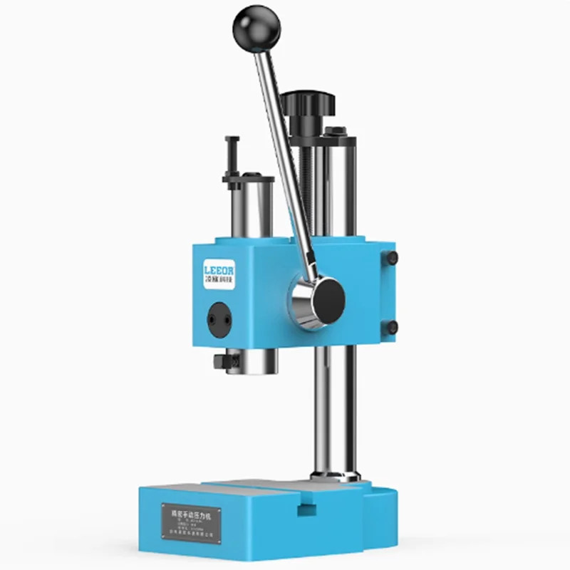 Manual Arbor Press 0.3 Ton Manual Leverage Mountable Bearings Cast Iron Pressur Riveting Squeezing