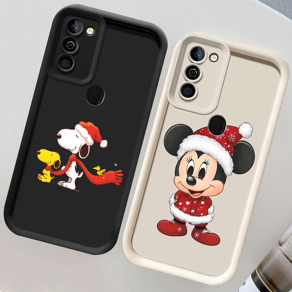 CH49 Christmas Mickey Soft Casing สําหรับ Infinix Smart 10 6 Plus 5 Ram2 Ram3 เคสป้องกัน