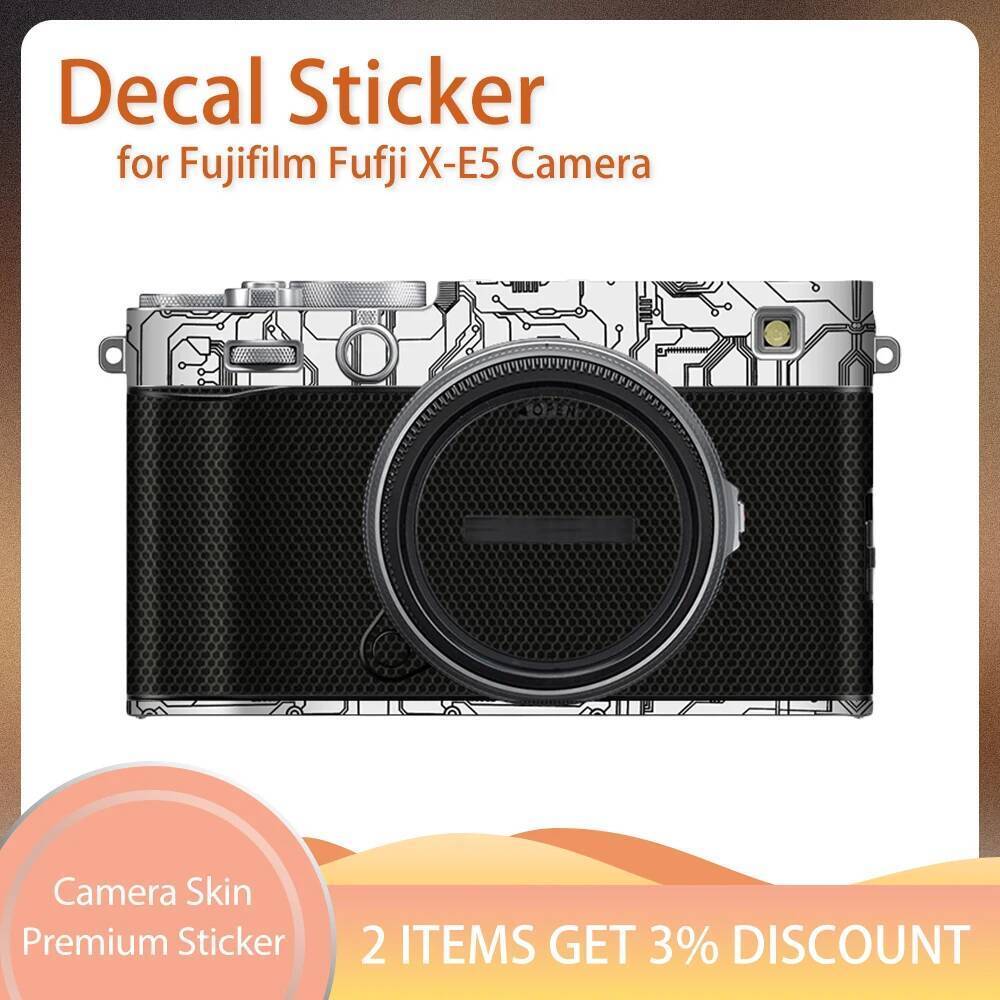 XE5 Protector ฝาครอบฟิล์มรูปลอกผิวสําหรับ Fujifilm Fufji X-E5 XE5 XE4 กล้องสติกเกอร์ห่อ XE5 กล้องผิว