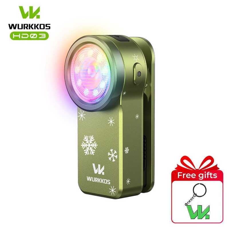 Wurkkos Clip Light HD03 ไฟฉาย LED 680LM ชาร์จด้วย USB-C พกพาสะดวก กันน้ำ มาพร้อมสปอตไลท์และไฟ floodl