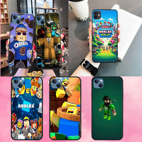 นุ่มสีดํา Huawei Y5P Y6P Y7A Y8P Y9A Y6 Y6 Prime roblox22 เคสโทรศัพท์