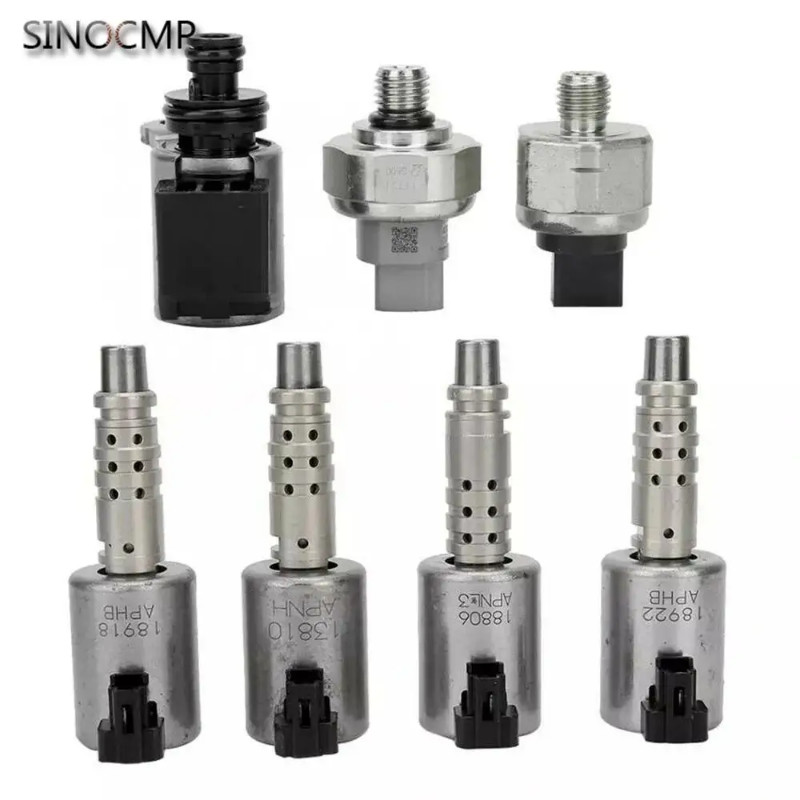 7pcs RE0F10D JF016E JF017E CVT Transmission Solenoids Kit For NISSAN CHEVROLET DONGFENG MITSUBISHI
