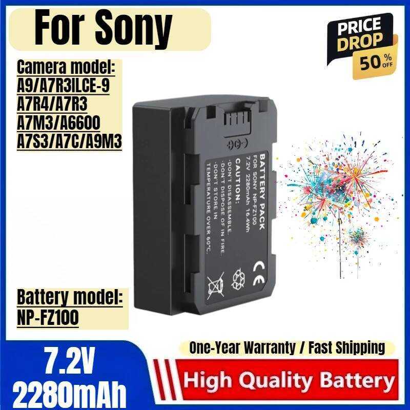 C For Sony Np-Fz100 Digital Camera Batt Sony Micro-Single A/A7r3ilce-/A7r4/A7r3/A7m3/A6600/A7s3/A7c