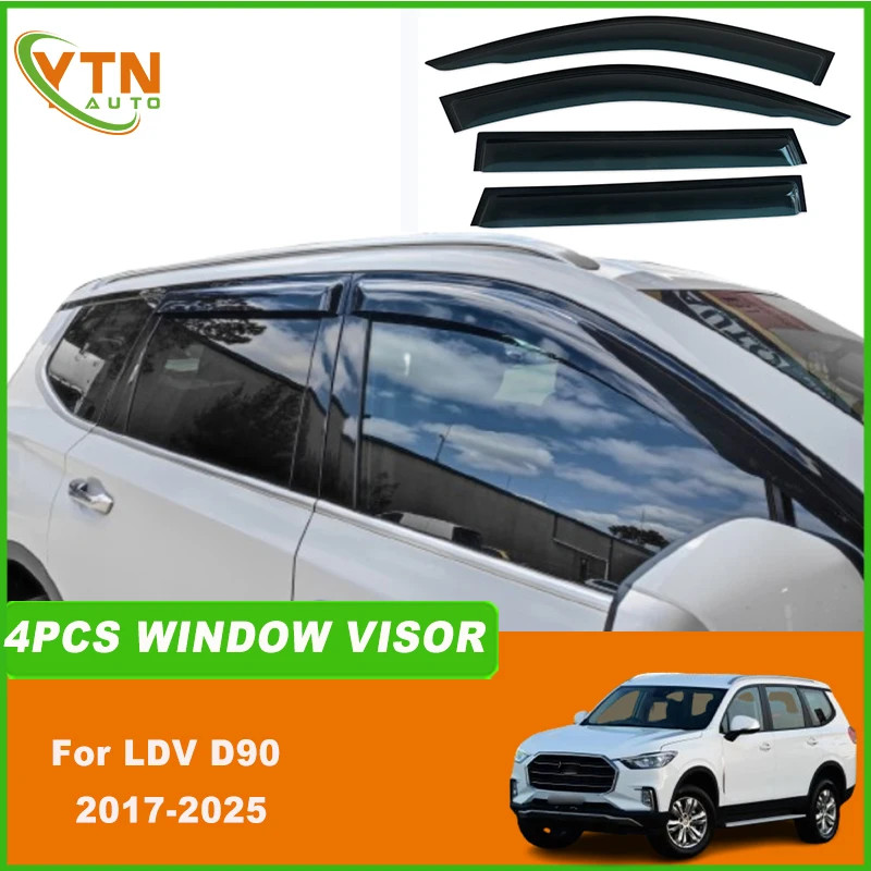 For Maxus Ldv D90 2017 2018 2019 2020 2021 2022 2023 2024 2025 Car Sun Rain Deflector Window Rain W