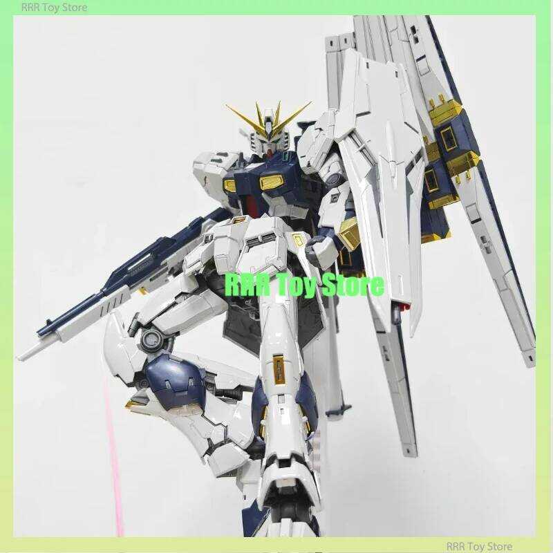 CHANGLONG 5502D V NU RX-93 RG 1/144 TITANIUM FINISH Version Assembly Model Kits skeleton Action Fig