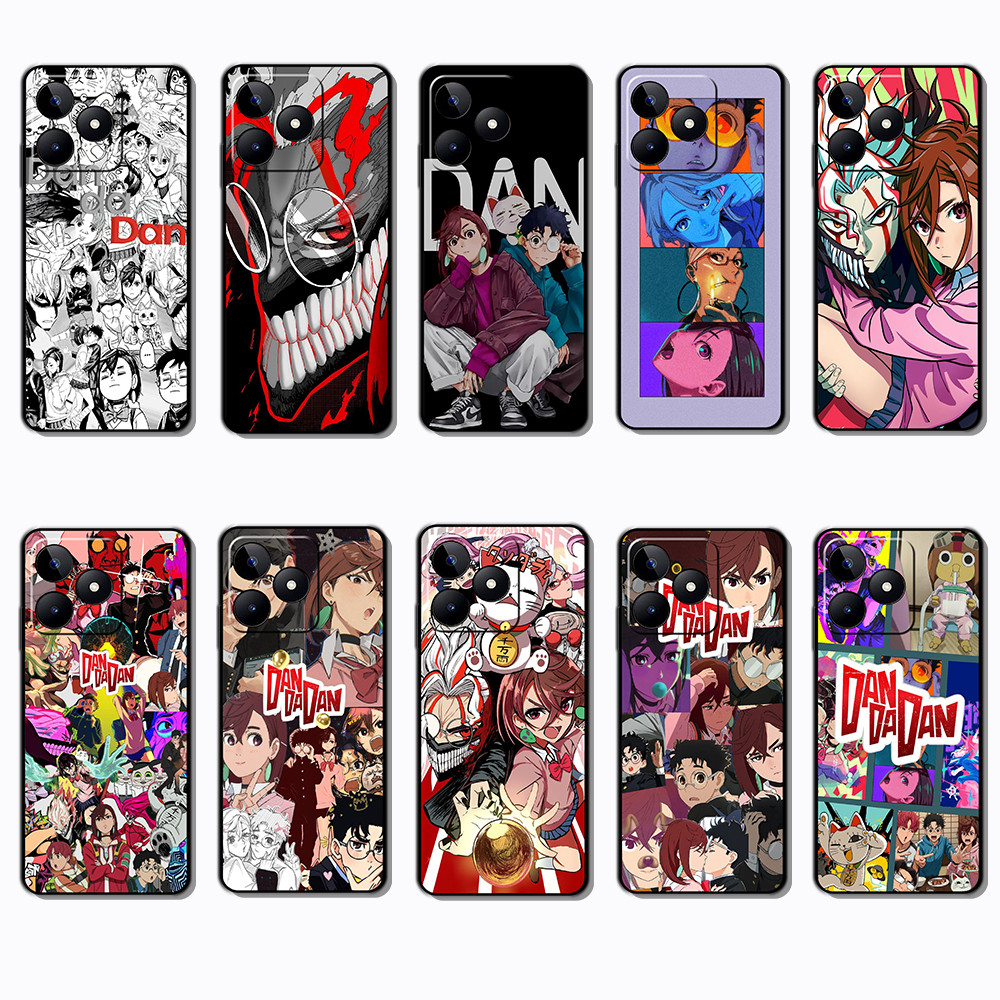 สําหรับ 3c Realme C85 C75X C75 C71 DAN DA DAN เคส TPU สีดํานุ่ม