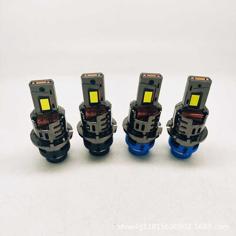 ไฟหน้ารถ LED In-Line D2S D4S หลอดไฟ LED เปลี่ยนหลอดไฟซีนอนเดิมไฮไลท์ไฟ LED