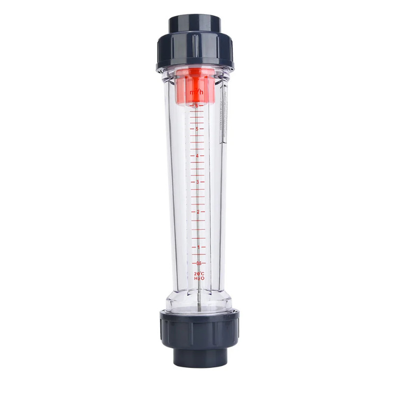 LZS-40 (D) ABS Plastic Tube Type Liquid Flowmeter Flow Measuring Instruments 0.6-6m³/H new