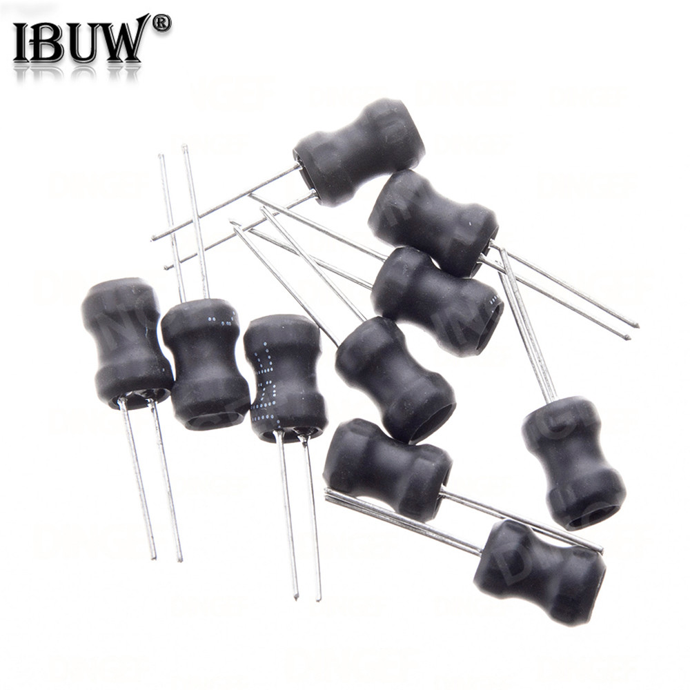 10PCS DIP Power Inductor 0608 I-รูปเหนี่ยวนํา 6*8 มม.2.2 3.3 4.7 6.8 10 22 uh 1mh 2.2mh 3.3mh 4.7mh 