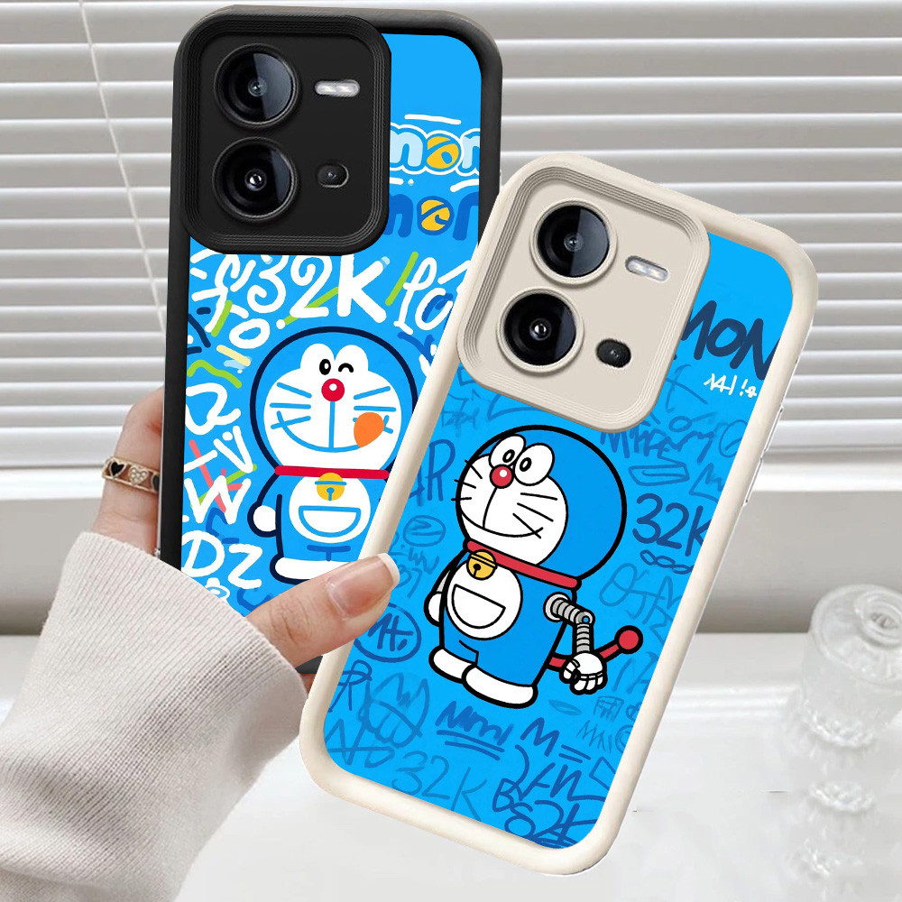 CH32 Doraemon Soft Casing สําหรับ VIVO Y17S V25E Y28s Y28 V25 เคสป้องกัน
