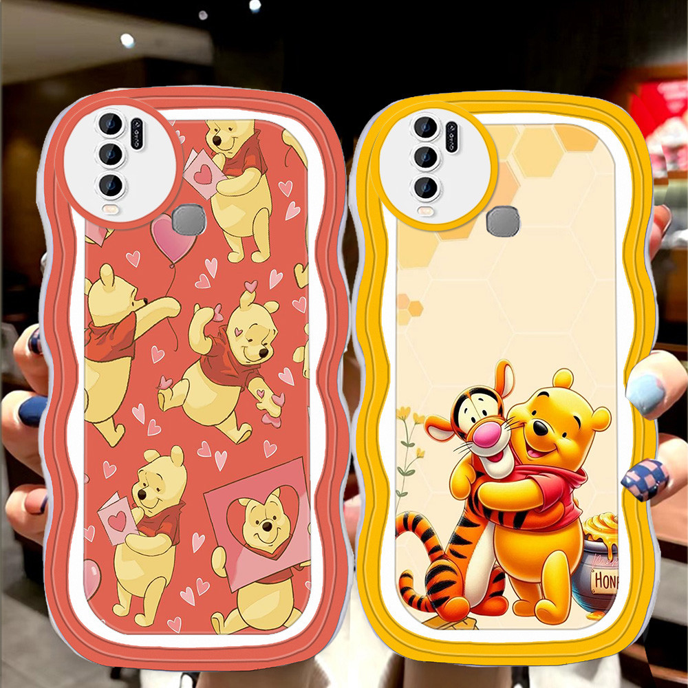 S-19 Winnie The Pooh Casing สําหรับ VIVO Y30 Y50 Y30i TPU โปร่งใส