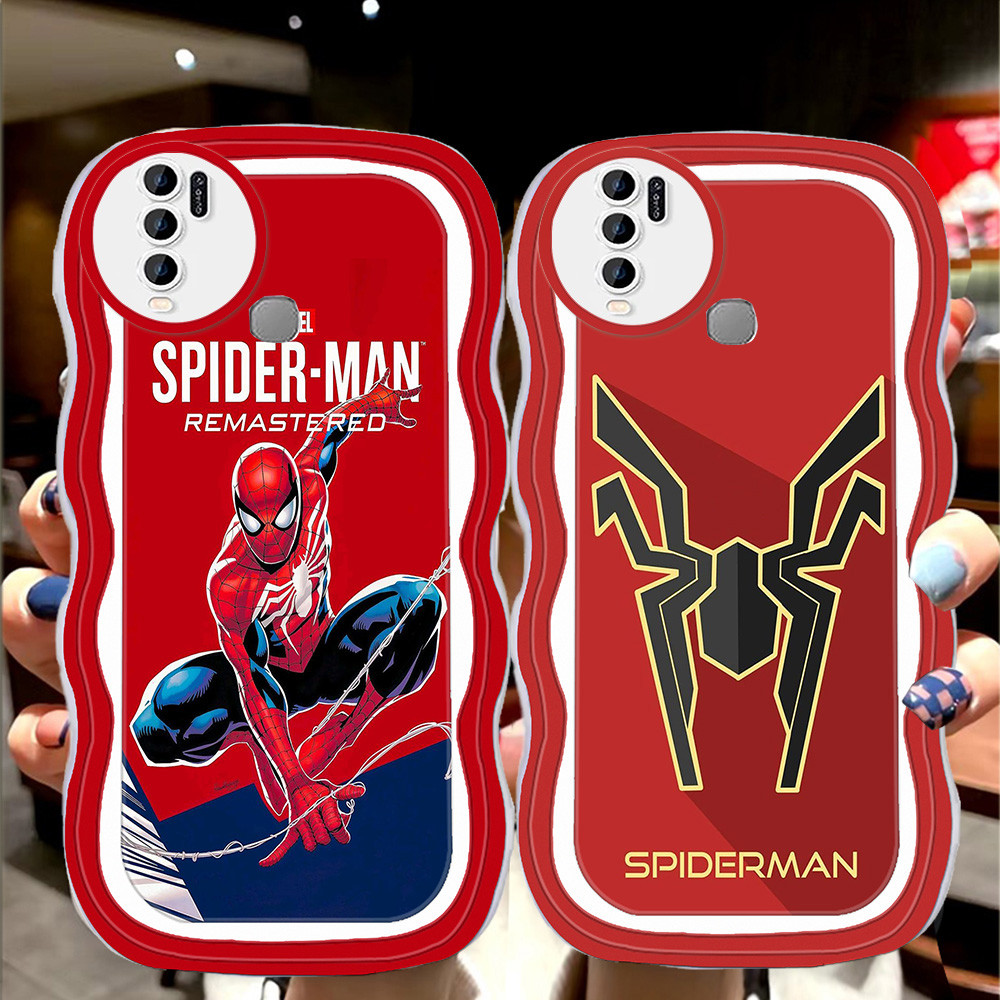 S-26 Spider Man Casing สําหรับ VIVO Y30 Y50 Y30i TPU โปร่งใส