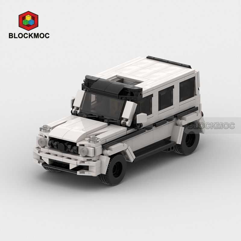 MOC Building Blocks ใช้งานร่วมกับ Lego Mercedes-Benz G63 Mercedes-Benz Edition Racing ความเร็วคลาสสิ