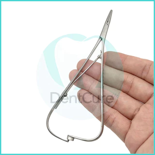 คีมจัดฟันปลายแหลม Mathieu ยาว 14 ซม. - ใช้หนีบยางยืดจัดฟัน (Elastic Placement Holder) - สแตนเลส คุณภาพสูง