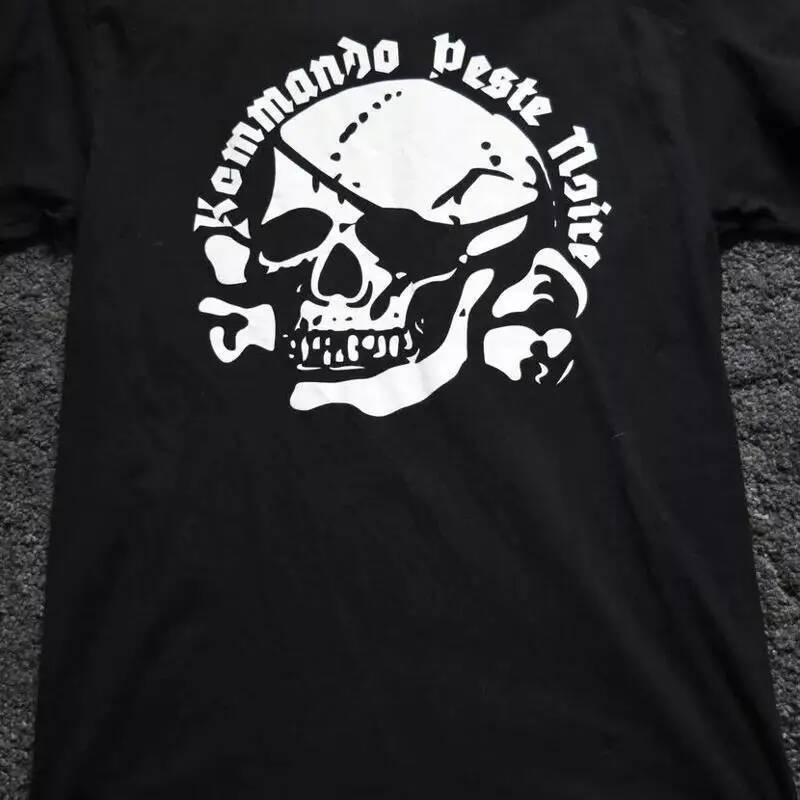 Vtg Peste Noire Band Music Tour ผ้าฝ้ายสีดําเสื้อยืดขนาดเต็ม