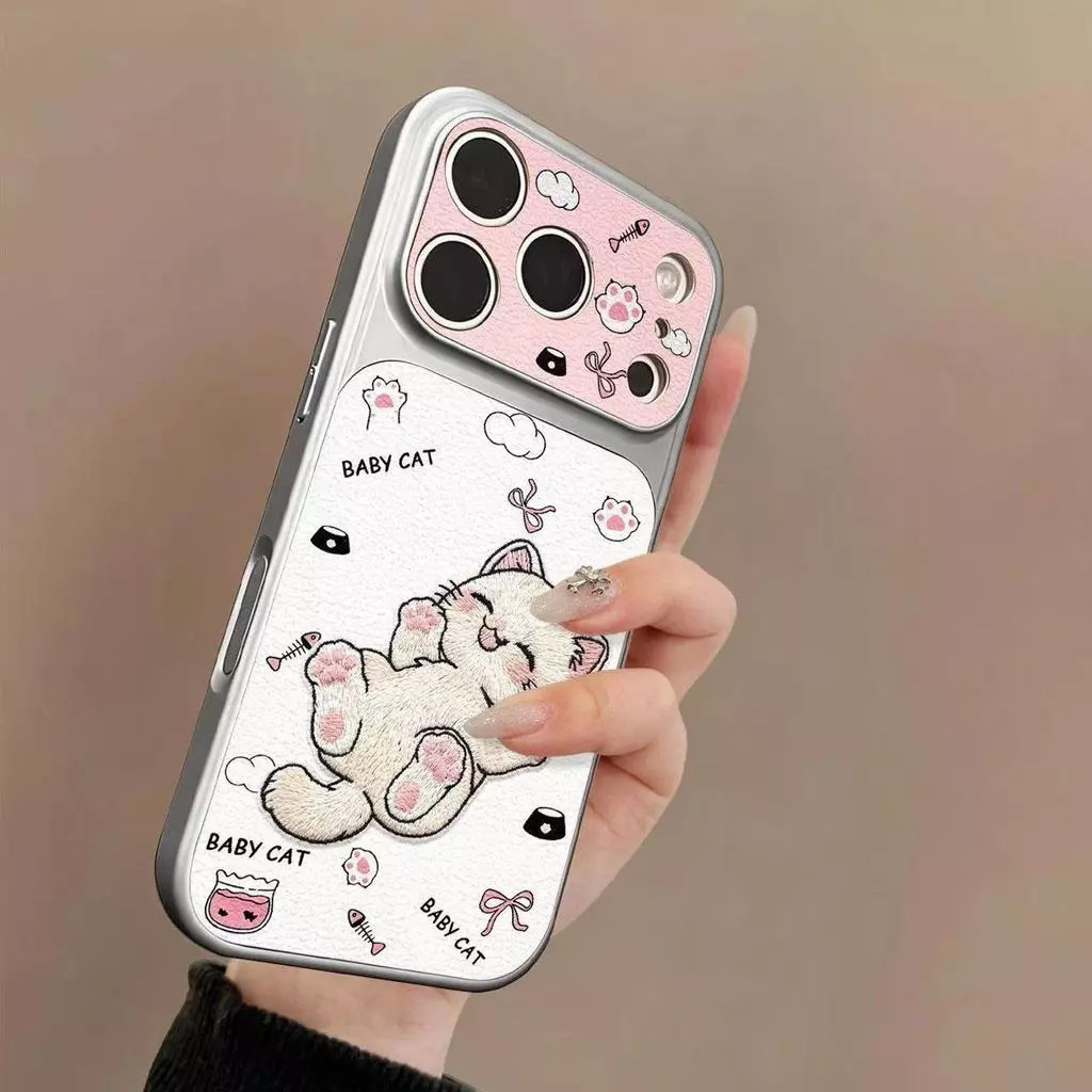 เคสโทรศัพท์หนังลายแมวน่ารักสําหรับ Xiaomi 15t Pro 5G