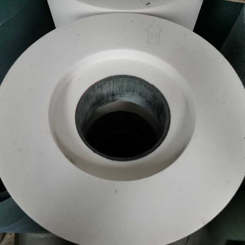 PSA สองด้านเว้าบดล้อ 350 * 125 * 127 สีน้ําตาลคอรันดัมสีขาวซิลิคอนคาร์ไบด์ 1040 ไม่มีแกน บดล้อเซรามิ