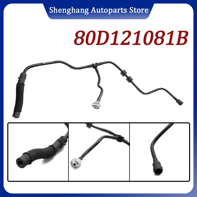 Engine Coolant Radiator Overflow Hose For Audi Q5L 2018-2025,Q5 2017-2025 2.0L 3.0L 80D121081B 80A1