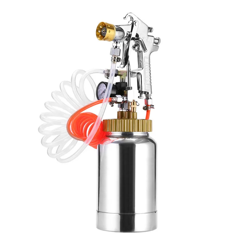 2L Pressure Tank Sprayer Latex Paint Spray Gun Commercial Marble Colorful Paint Water-in-water Spra