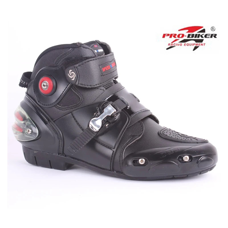 new Pro-biker A9003 automobile racing shoes off-road motorcycle boots Professional moto black botas