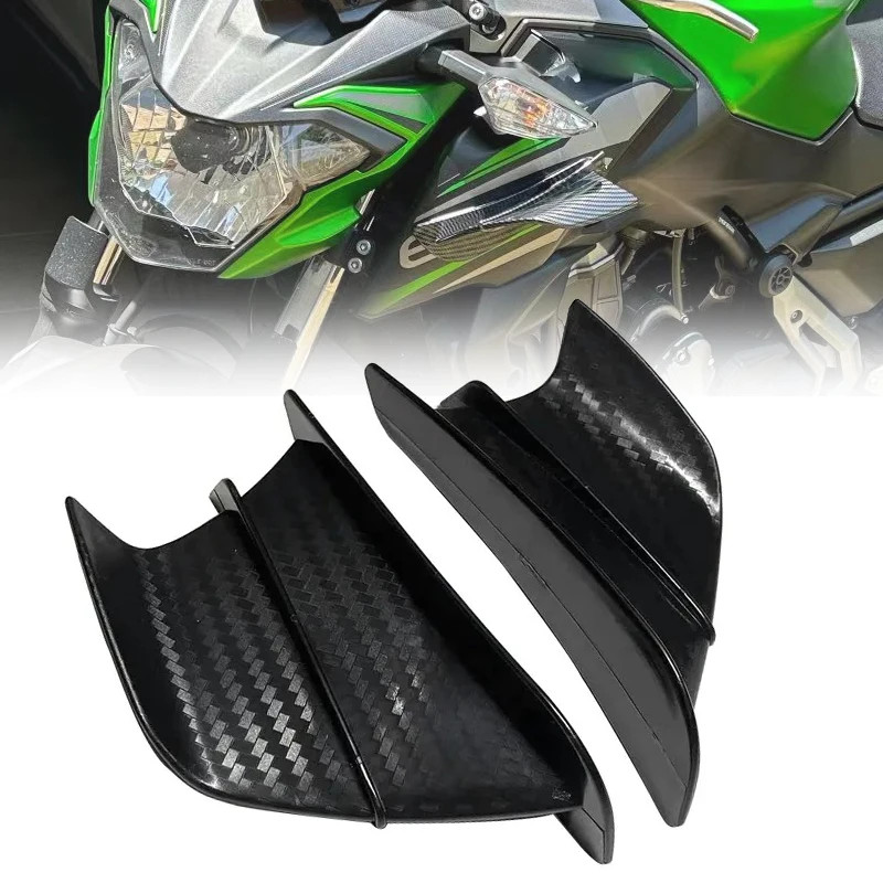 For Kawasaki Ninja 125 Z125 Z250SL 250R 300R Z300 Z 400 Z400 400R KLX250 ZZR1200 Motorcycle Winglet