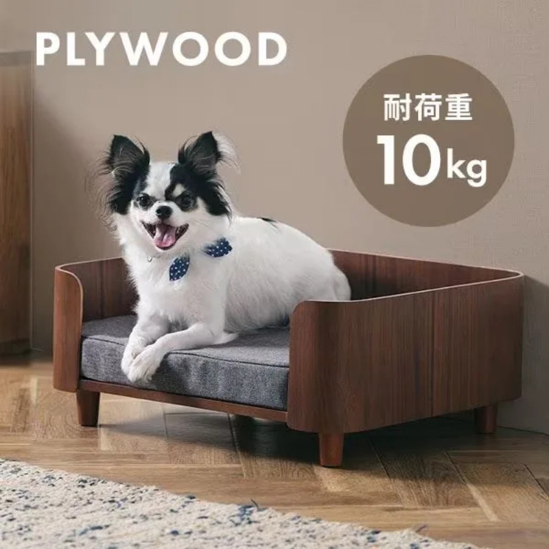 Removable and Washable Wooden Kennel Dog Bed Teddy/Golden Retriever Dog Pet Bed Large, Medium and S