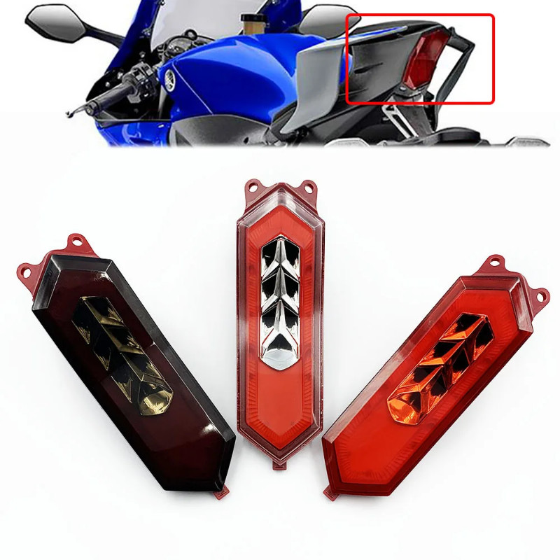 Motorcycle E-Mark LED Integrated Tail Turn Signals Light For Yamaha YZF R1 R1M R1S 2015 2016 2017 2