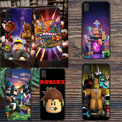 นุ่มสีดํา Huawei Y5P Y6P Y7A Y8P Y9A Y6 Y6 Prime roblox2 เคสโทรศัพท์