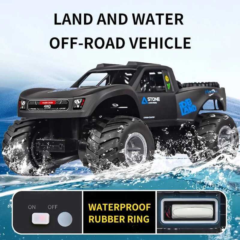 C 2.4G 4Wd Amphibious RC Car Off Road Waterproof Remote Control Cars JJRC Q156 Climbing Vehicle Dri