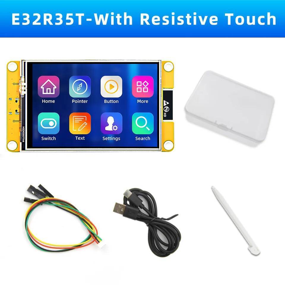 ESP32 จอแสดงผล TFT จอแสดงผล LCD 2.8 นิ้ว ST7789 ESP-WROOM-32 โมดูลสัมผัสต้านทาน 240 * 320 ESP32-2432S028R บลูทูธ WIFI