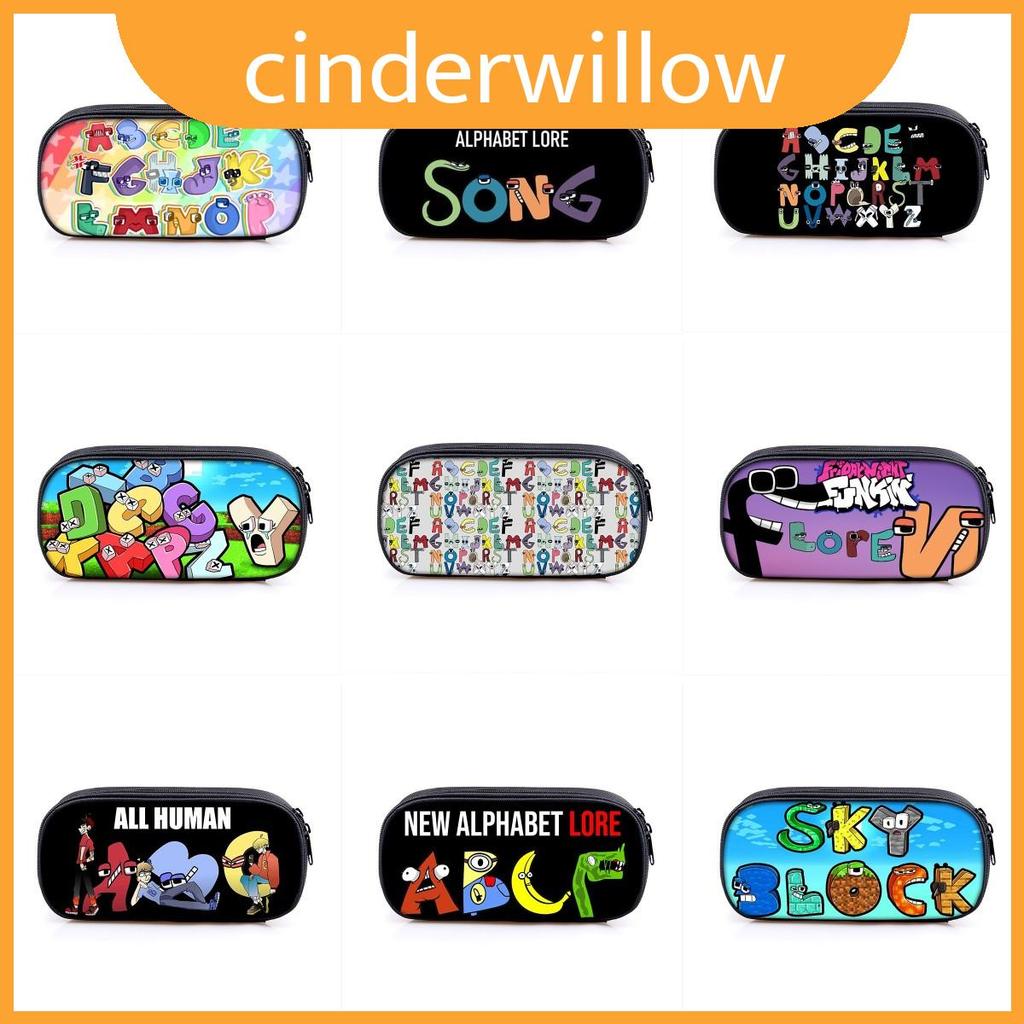Pencil Lore Alphabet Case Perfect Large Capacity Pouch Kids Bag For